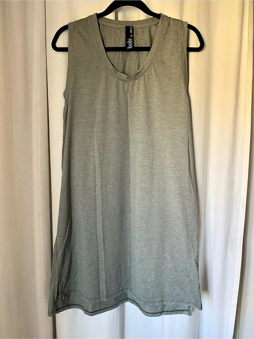 boho Los Angeles Gray Sleeveless Dress